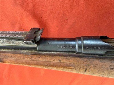SWISS MILITARY RIFLE MODEL 1896/11 STRAIGHT PULL RIFLE 7.5 SWISS - Image 9 of 11