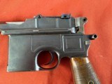 MAUSER C96 BROOMHANDLE SEMI AUTO PISTOL 7.63 mm - 3 of 18