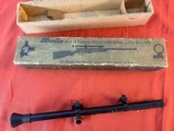 MARLIN NO.1 RIFLE SCOPE WITH RINGS AND ORIGINAL BOX - 6 of 8