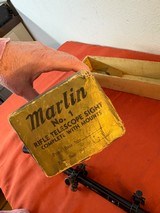MARLIN NO.1 RIFLE SCOPE WITH RINGS AND ORIGINAL BOX - 7 of 8