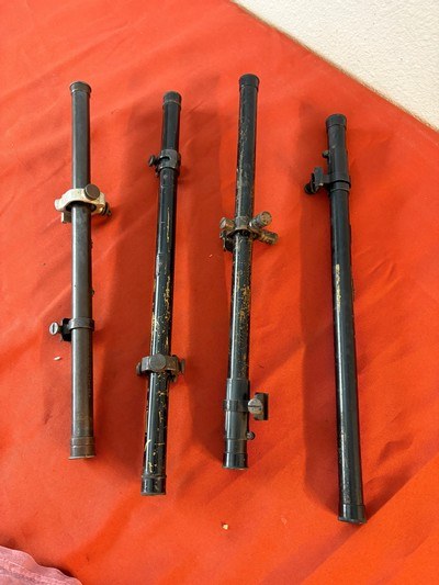 FOUR VINTAGE22 RIFLE SCOPES , WINCHESTER , LYMAN