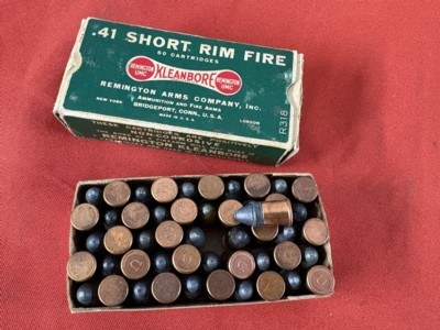 REMINGTON KLEANBORE .41 SHORT RIMFIRE AMMO ~ FULL BOX ~