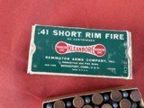 REMINGTON KLEANBORE .41 SHORT RIMFIRE AMMO ~ FULL BOX ~ - 3 of 8