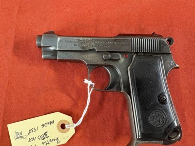 WWll BERETTA MODEL 1934 SEMI AUTO PISTOL 380 ACP ~ MADE 1938 ~