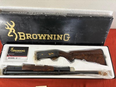 BROWNING MODEL 12 HIGH GRADE ENGRAVED ~ 28 GAUGE SHOTGUN ~