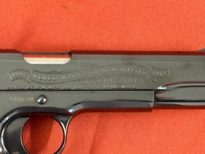 WWI COLT 1911 U.S. MILITARY COMMEMORATIVE SEMI AUTO PISTOL 45ACP ~ BATTLE OF BELLEAUWOOD ~ - Image 5 of 15