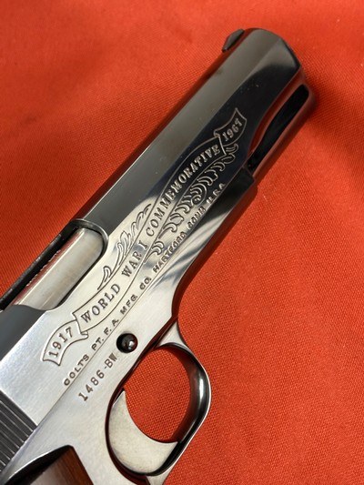 WWI COLT 1911 U.S. MILITARY COMMEMORATIVE SEMI AUTO PISTOL 45ACP ~ BATTLE OF BELLEAUWOOD ~ - Image 11 of 15