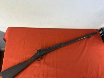 U.S. SPRINGFIELD TRAPDOOR CADET RIFLE 45/70 GOV'T ~ ANTIQUE ~ MADE 1889 - Image 3 of 19