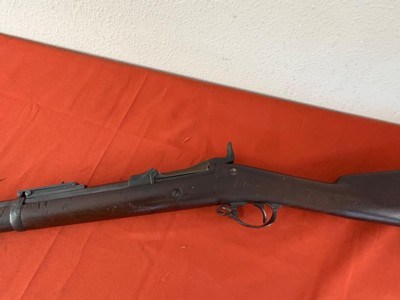 U.S. SPRINGFIELD TRAPDOOR CADET RIFLE 45/70 GOV'T ~ ANTIQUE ~ MADE 1889 - Image 10 of 19