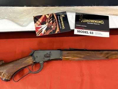 BROWNING MODEL 53 LEVER ACTION RIFLE 32-20 ~ NICE HIGH GRADE WOOD ~ - Image 6 of 14