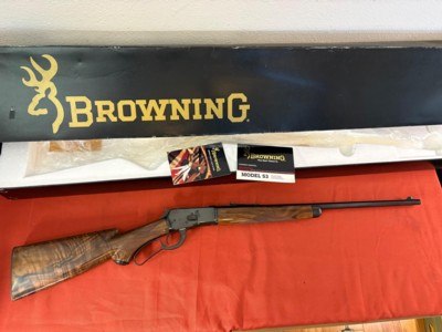 BROWNING MODEL 53 LEVER ACTION RIFLE 32-20 ~ NICE HIGH GRADE WOOD ~ - Image 5 of 14