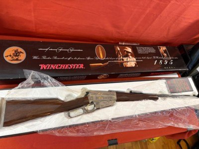 WINCHESTER MODEL 1895 ~ HIGH GRADE ~ ENGRAVED RIFLE 30-06 - Image 4 of 14