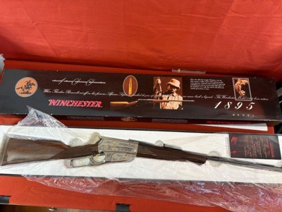 WINCHESTER MODEL 1895 ~ HIGH GRADE ~ ENGRAVED RIFLE 30-06 - Image 2 of 14