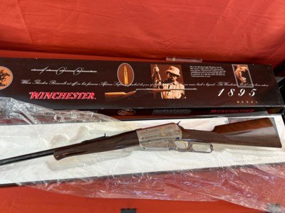 WINCHESTER MODEL 1895 ~ HIGH GRADE ~ ENGRAVED RIFLE 30-06 - Image 7 of 14