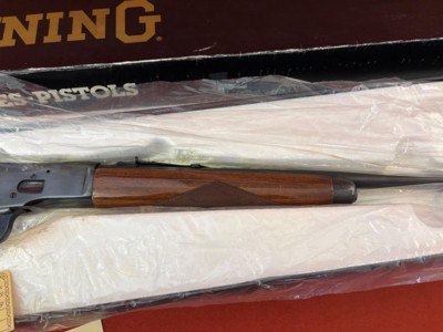 BROWNING MODEL 53 LEVER ACTION RIFLE 32-20 ~ HIGH GRADE WOOD ~ - Image 5 of 12
