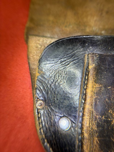 WWII GERMAN WALTHER PPK HOLSTER ~ 1942 DATED ~ - Image 7 of 8