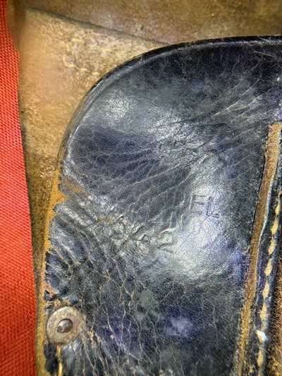 WWII GERMAN WALTHER PPK HOLSTER ~ 1942 DATED ~ - Image 6 of 8
