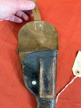 WWII GERMAN WALTHER PPK HOLSTER ~ 1942 DATED ~ - 5 of 8