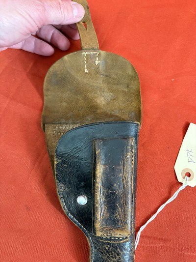 WWII GERMAN WALTHER PPK HOLSTER ~ 1942 DATED ~ - Image 5 of 8