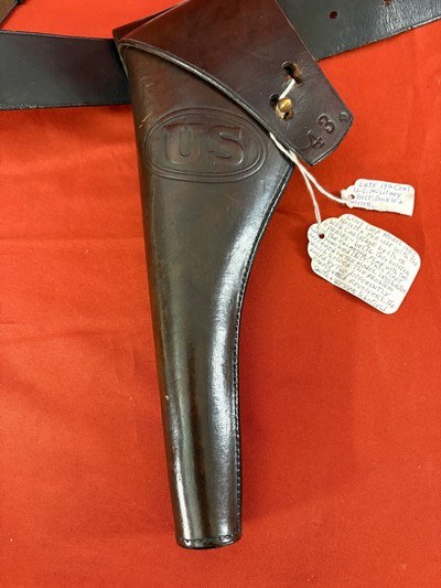 RARE FIND ~ COLT 1873 SINGLE ACTION ARMY CAVALRYHOLSTER WITH BELT - Image 2 of 15
