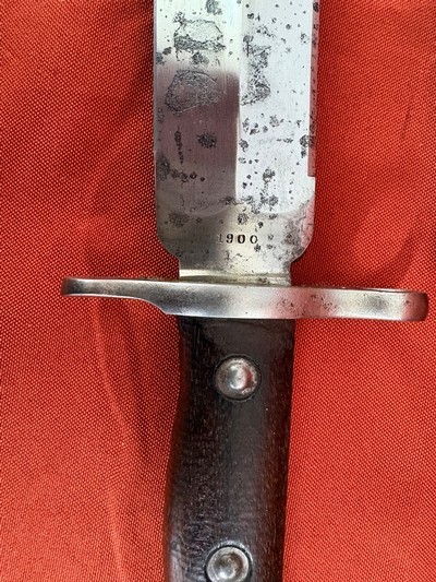 U.S. SPRINGFIELD MODEL 1900 KRAG BOWIE BAYONET - Image 7 of 10