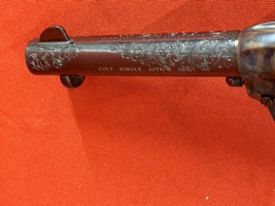 RARE ~ COLT SINGLE ACTION ARMY 45LC ~ ENGRAVED ~COLT ENGRAVING SAMPLER ~ - Image 12 of 17