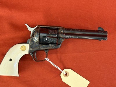 RARE ~ COLT SINGLE ACTION ARMY 45LC ~ ENGRAVED ~COLT ENGRAVING SAMPLER ~