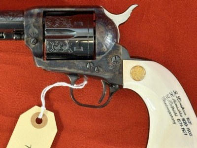 RARE ~ COLT SINGLE ACTION ARMY 45LC ~ ENGRAVED ~COLT ENGRAVING SAMPLER ~ - Image 3 of 17