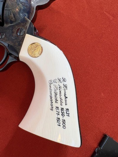 RARE ~ COLT SINGLE ACTION ARMY 45LC ~ ENGRAVED ~COLT ENGRAVING SAMPLER ~ - Image 15 of 17