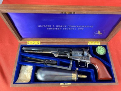 COLT BLACK POWDER NAVY REVOLVER ~ ULYSSES S. GRANT COMMEMORATIVE REVOLVER ~