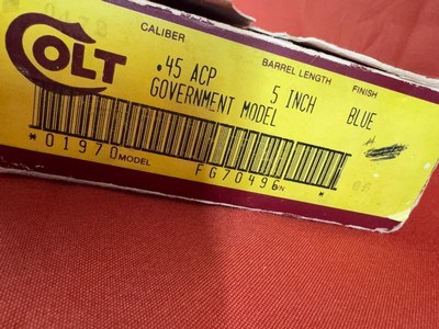 COLT SERIES 80 MK IV GOVERNMENT 1911 SEMI AUTO PISTOL 45ACP ~ MADE 1987 ~ - Image 14 of 14