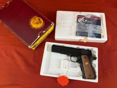 COLT 1911 MK IV SERIES 80 GOVERNMENT MODEL SEMI AUTO PISTOL 45ACP