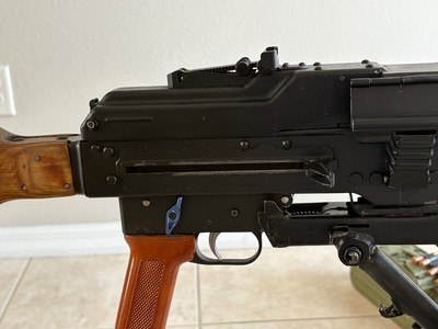 VLTOR WEAPONS MODEL PKM BELT FEED SEMI AUTO MACHINE GUN 7.62x54r - Image 12 of 13