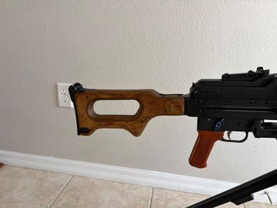 VLTOR WEAPONS MODEL PKM BELT FEED SEMI AUTO MACHINE GUN 7.62x54r - Image 7 of 13