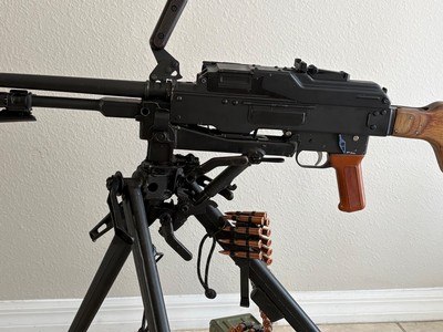 VLTOR WEAPONS MODEL PKM BELT FEED SEMI AUTO MACHINE GUN 7.62x54r - Image 3 of 13