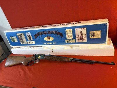 MARLIN MODEL 1897 LEVER ACTION ~ 1897 CENTURY LIMITED ENGRAVED ~ 22LR - Image 8 of 15