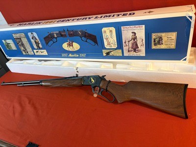 MARLIN MODEL 1897 LEVER ACTION ~ 1897 CENTURY LIMITED ENGRAVED ~ 22LR - Image 2 of 15