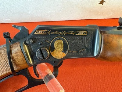 MARLIN MODEL 1897 LEVER ACTION ~ 1897 CENTURY LIMITED ENGRAVED ~ 22LR - Image 4 of 15