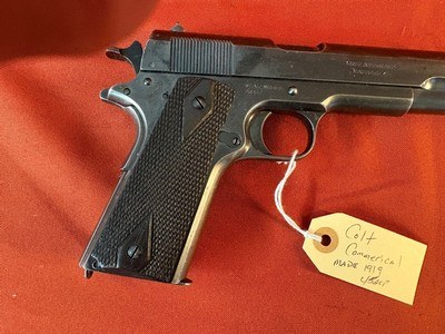 COLT GOVERNMENT MODEL 1911 SEMI AUTO PISTOL 45ACP ~ MADE IN 1919 ~ - Image 4 of 12