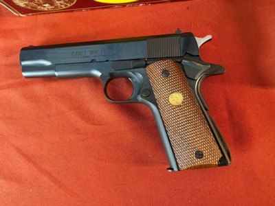 COLT MK IV SERIES 80 1911 SEMI AUTO PISTOL ~ 38 SUPER ~ MADE 1988 - Image 3 of 15