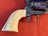 COLT SINGLE ACTION ARMY ~ FACTORY ENGRAVED ~ JOHN ADAMS JR. ~ - Image 9 of 17