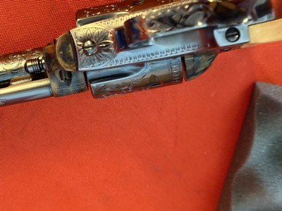 COLT SINGLE ACTION ARMY ~ FACTORY ENGRAVED ~ JOHN ADAMS JR. ~ - Image 13 of 17
