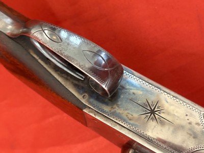 SALE $ 1895.00 ~ ITHACA SxS 12 GAUGE SHOTGUN STAR RECEIVER ~ CASE COLORS ~ NICE ~ - Image 7 of 16