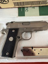 COLT MK IV GOVERNMENT MODEL 380 STAINLESS SEMI AUTO PISTOL 380 ACP - 2 of 8