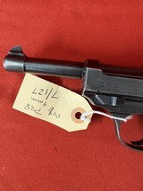 WWll GERMAN SPREEWERKE CYQ P38 SEMI AUTO PISTOL 9MM - Image 5 of 14