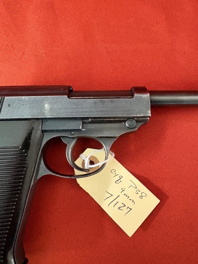WWll GERMAN SPREEWERKE CYQ P38 SEMI AUTO PISTOL 9MM - Image 2 of 14