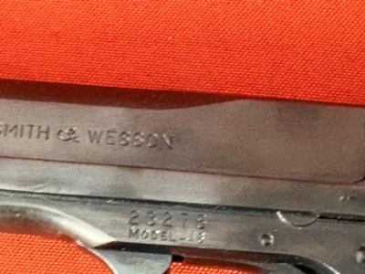 SMITH & WESSON MODEL 46 SEMI AUTO TARGET PISTOL 22LR ~ 7