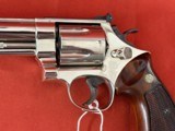 SMITH & WESSOM MODEL 29-2 REVOLVER 44 MAGNUM FACTORY NICKEL - 3 of 13