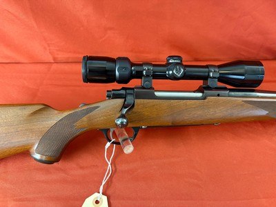 EARLY ~ RUGER MODEL M77 BOLT ACTION RIFLE 300 WIN MAGNUM ~ RED PAD ~ TANG SAFTY ~ - Image 1 of 13