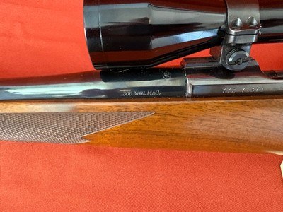 EARLY ~ RUGER MODEL M77 BOLT ACTION RIFLE 300 WIN MAGNUM ~ RED PAD ~ TANG SAFTY ~ - Image 8 of 13